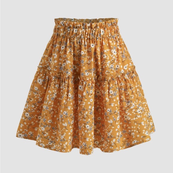 Cottagecore Cute Ditsy Floral Tank Top & Skirt Set - Picture 5 of 11